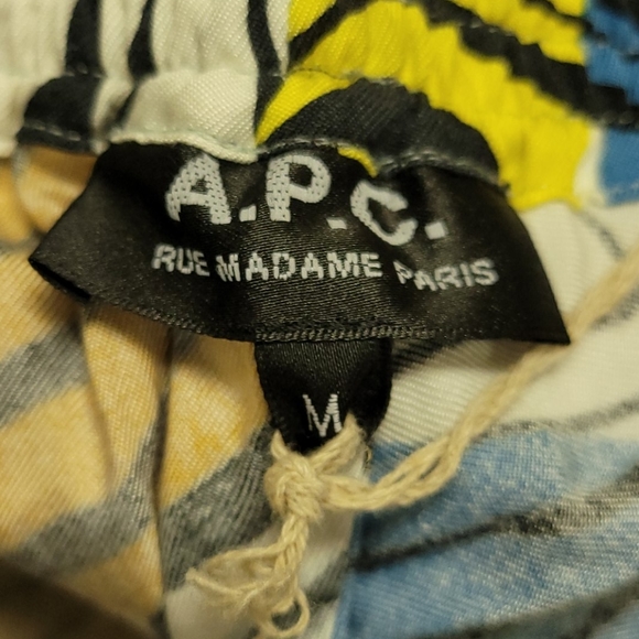 A.P.C Multi Color Animal Print Pants - Picture 6 of 7